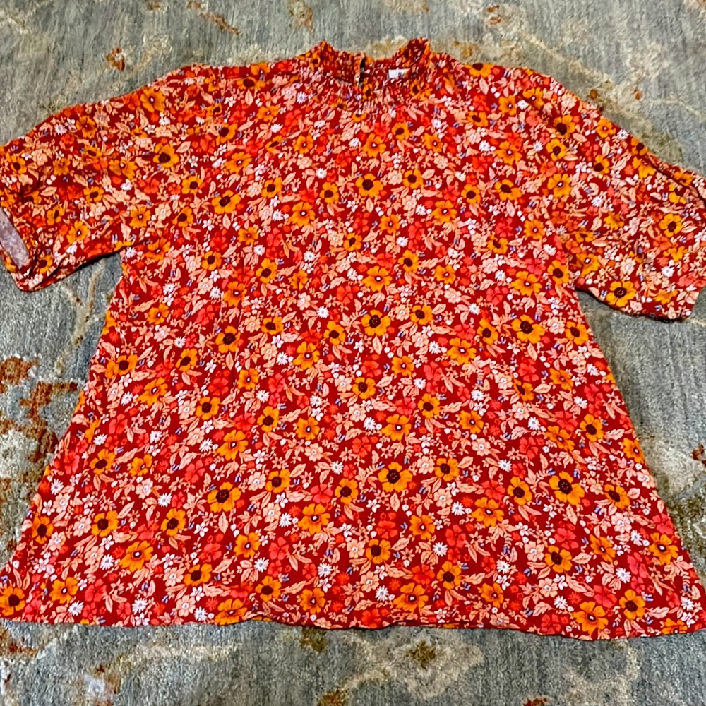 Knox Rose Fall Shirt Size Small